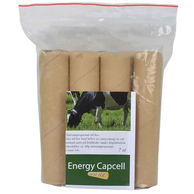 7 st. Capcell Energy 65 gram per styck Endast denna vecka